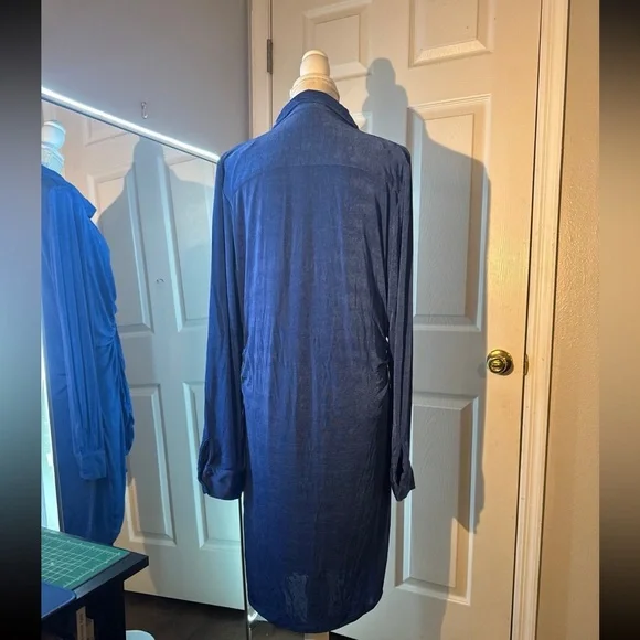 Blue formal homecoming prom dress - Picture 5 of 6